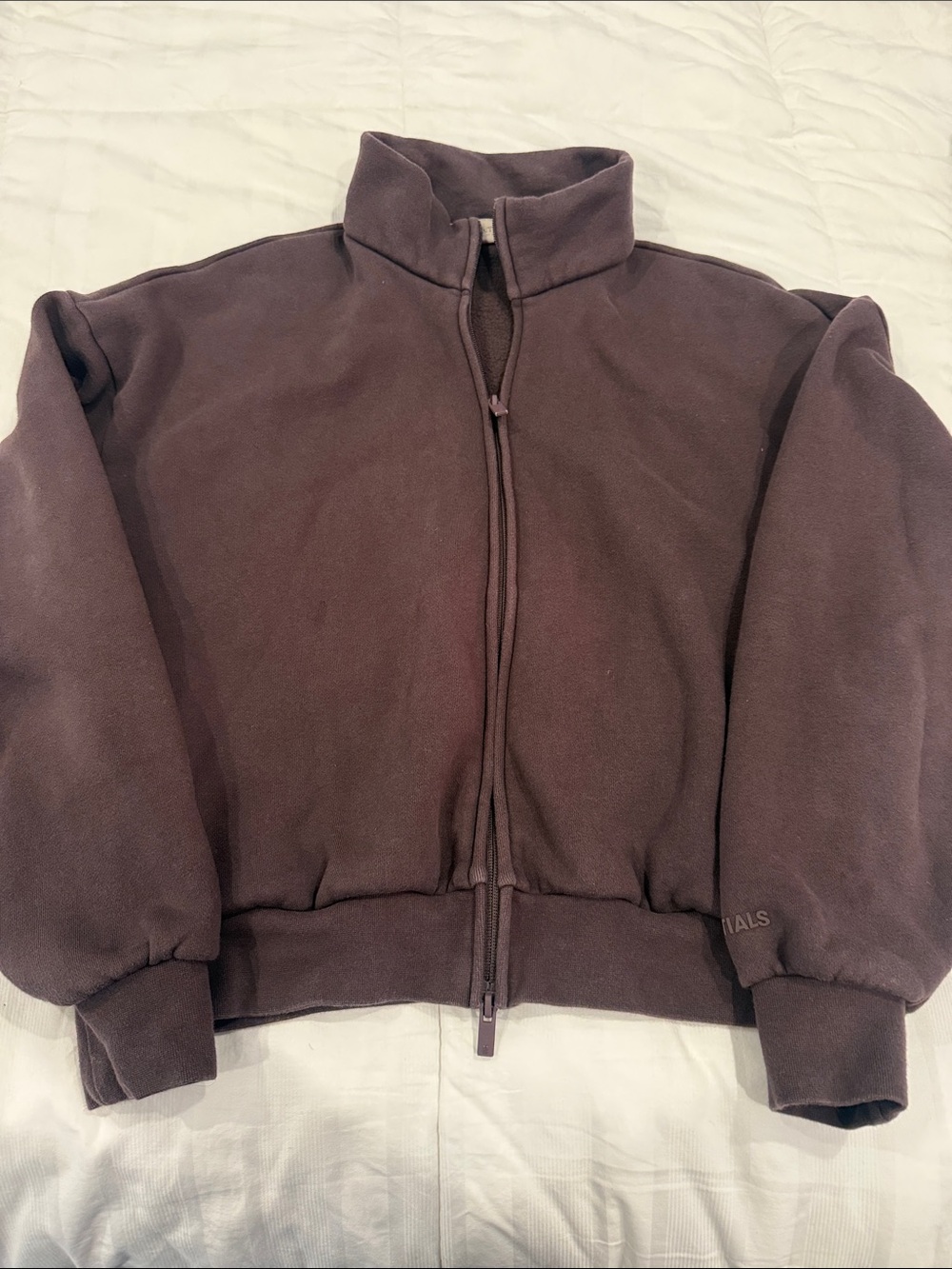 Fear of God Essentials Crewneck Sweatshirt in Plum - Picture 4 of 5